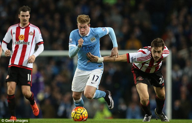 Kevin de Bruyne played a starring role as Manchester City thrashed Sunderland