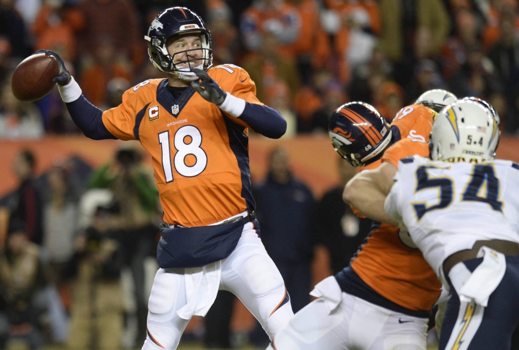 Peyton Manning hasn't been at his best this season but can the future hall of famer bounce back?		Ron Chenoy-USA TODAY Sports