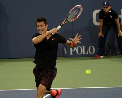 Australian Bernard Tomic moved into the Brisbane International semifinals on Friday at the Pat Rafter Arena holding off second-seeded Kei Nishikori of Japan for a 6-3 1-6 6-3 victory