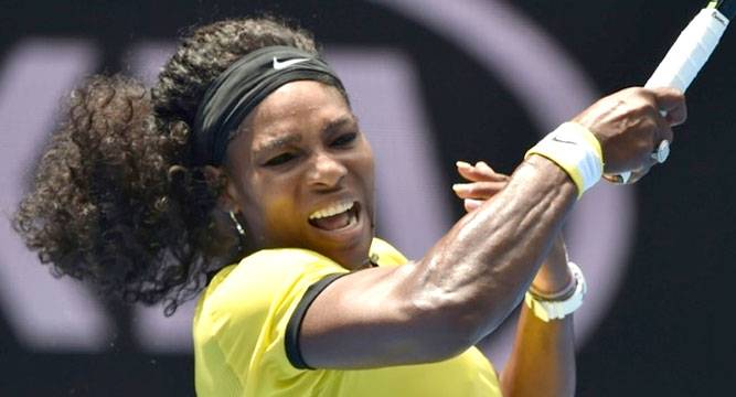 Serena surges past Radwanska and into 26th Slam final