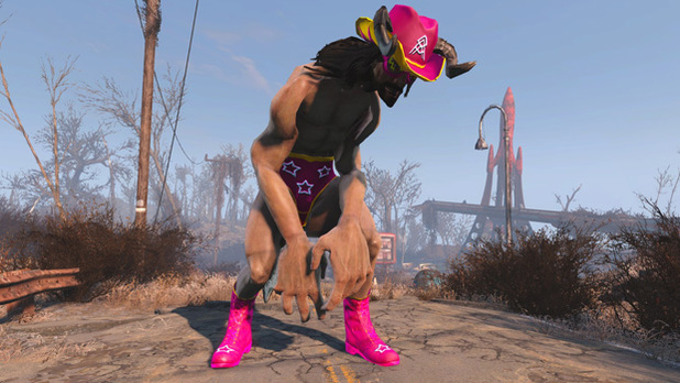 Finally Mach Man Randy Savage is in Fallout 4