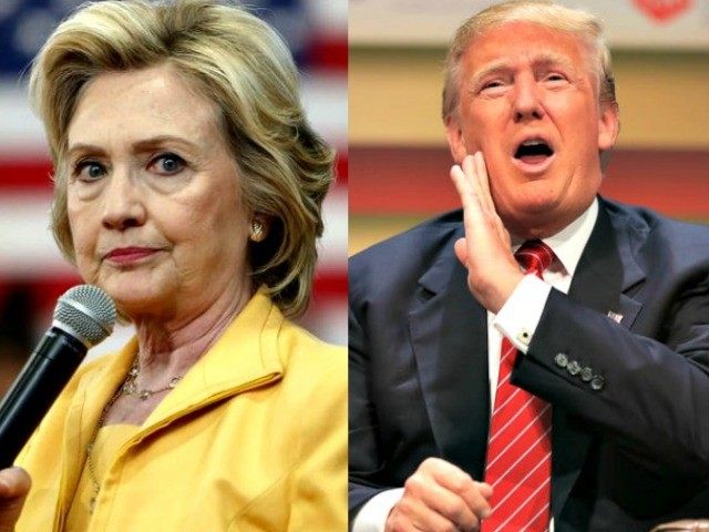 Hillary Wary and Donald Trump AP