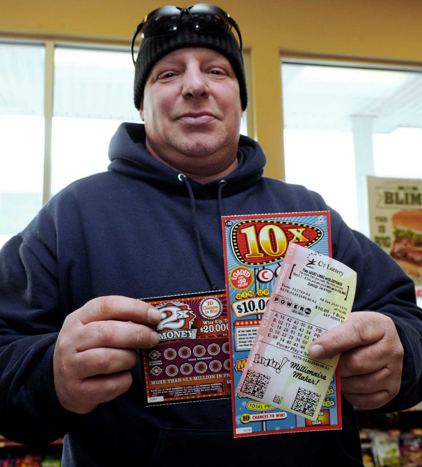 Ron Colp of New Milford bought five Powerball tickets along with a few scratch cards before last Saturday’s drawing