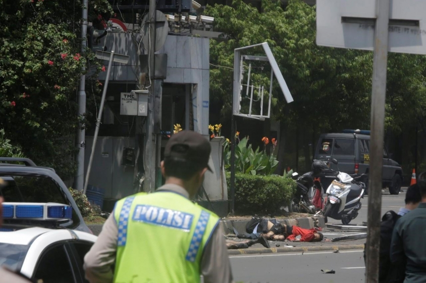 Multiple Bombs, Gunfire Rock Indonesian Capital