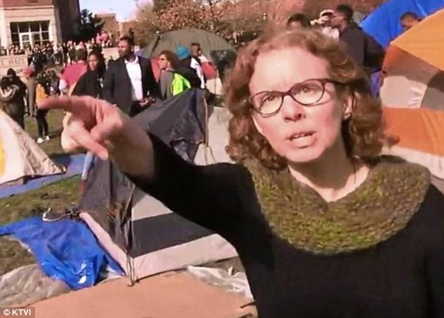 Prof. Melissa Click was taped yelling out loud'I need some muscle over here while trying to kick out a student journalist from a protest this past fall