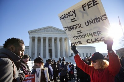 US Supreme Court set to hear challenge to public sector unions