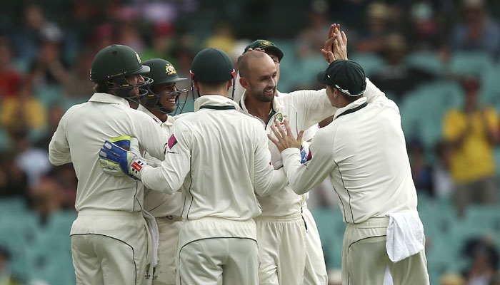 3rd Test Day 1 Nathan Lyon spins Australia into strong position over Windies