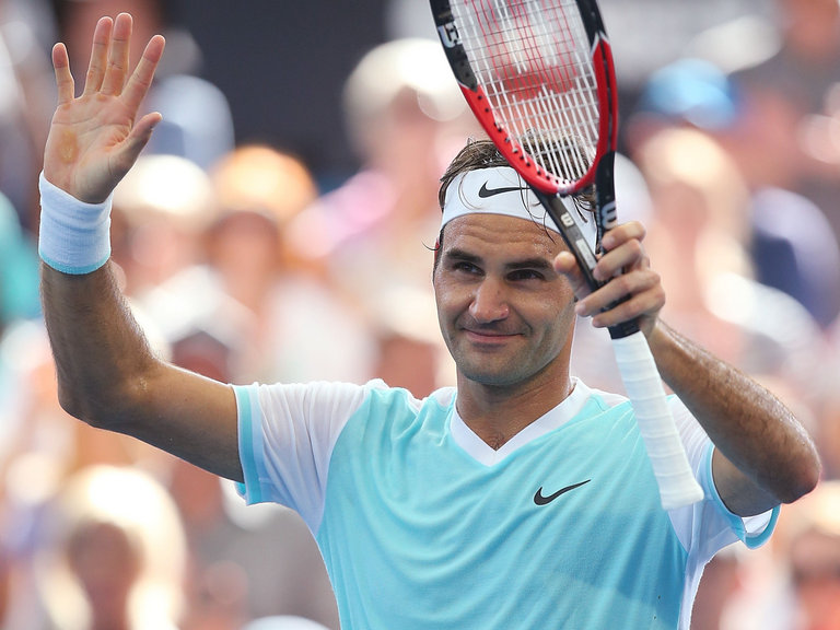 Federer was pleased with his display against Dominic Thiem