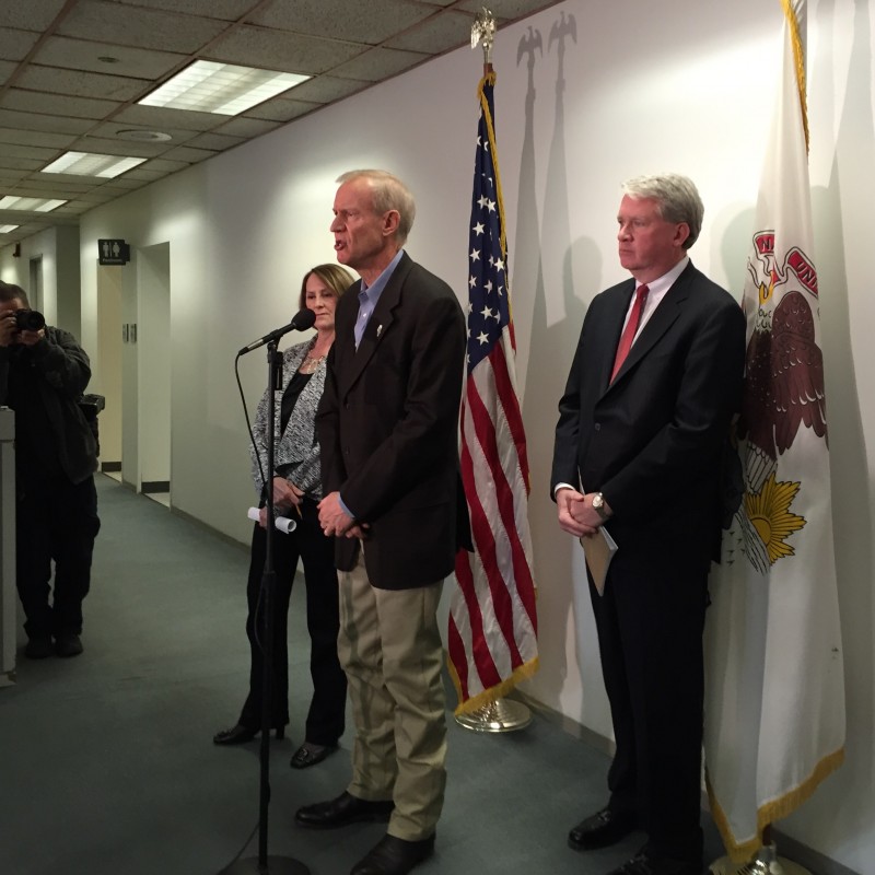 Rauner Pension Press Conference