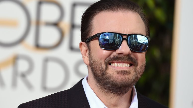 Who did Ricky Gervais insult at this year's Golden Globes