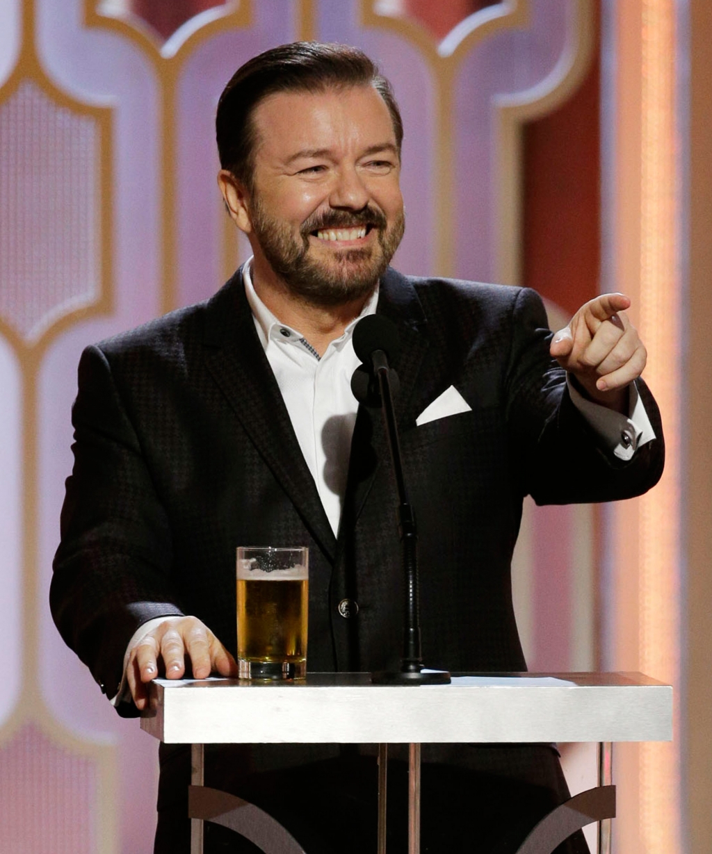 Ricky Gervais was unapologetic about his crack at Ben Affleck