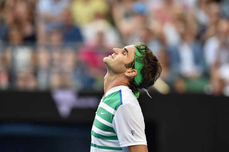 Roger Federer wins his opening match at the 2016 Australian Open in Melbourne. – AFP pic