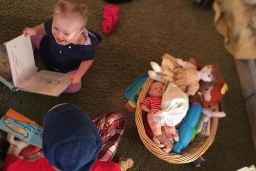 Joey Feek with daughter Indiana