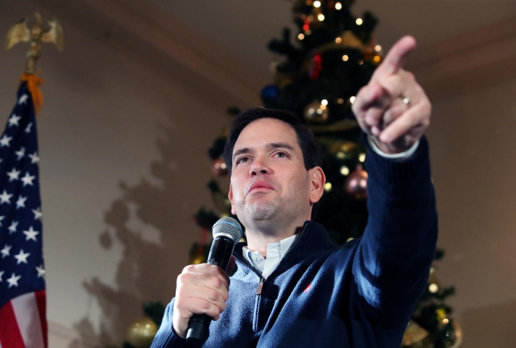 Rubio Campaigns in Three Iowa Cities