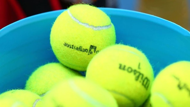 Australian Open tennis balls