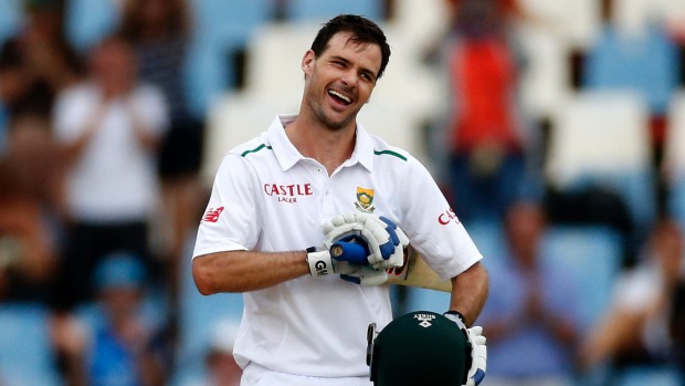 South Africa's Stephen Cook savours his first test century the 100th batsman to score 100 on debut