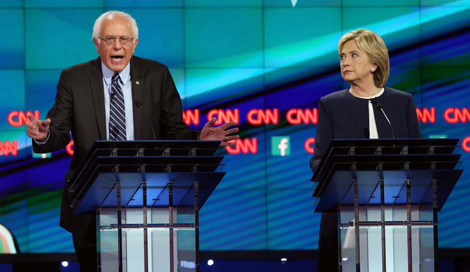 Hillary Clinton's lead over Bernie Sanders melts away in new national poll