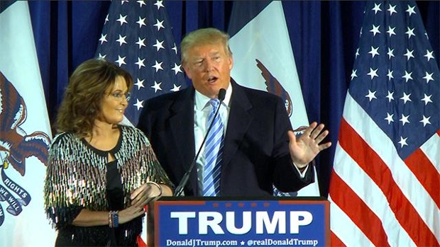 Sarah Palin endorses Donald Trump in Iowa event