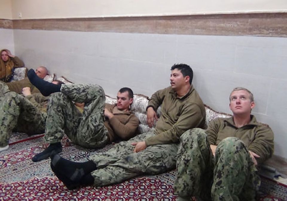 US Navy sailors held by Iran are released with their boats