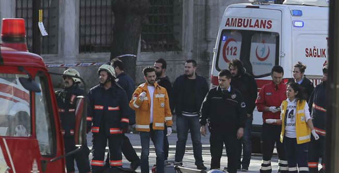 10 dead, 15 injured in Istanbul tourist district explosion