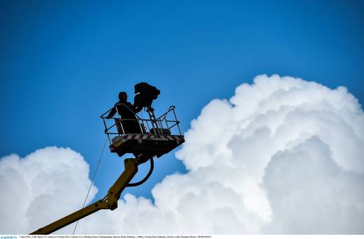 Sky TV camera at Nowlan Park