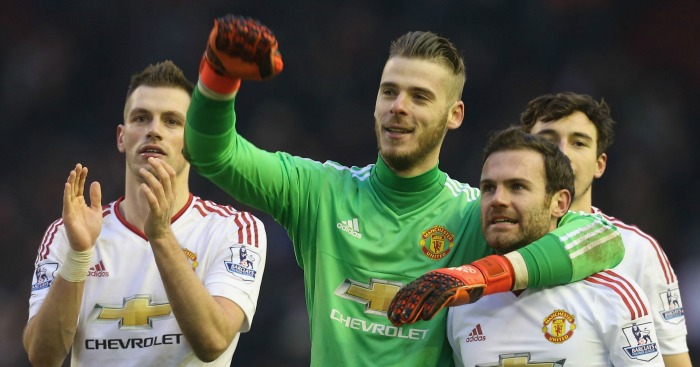 Morgan Scheniderlin David De Gea Juan Mata