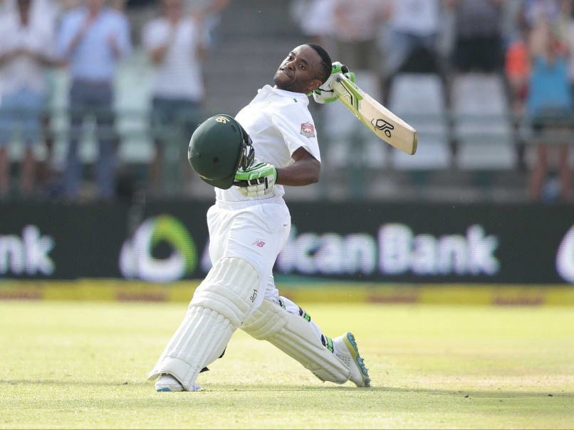 South Africa's Temba Bavuma struck 16 fours en route to scoring unbeaten 102 against England