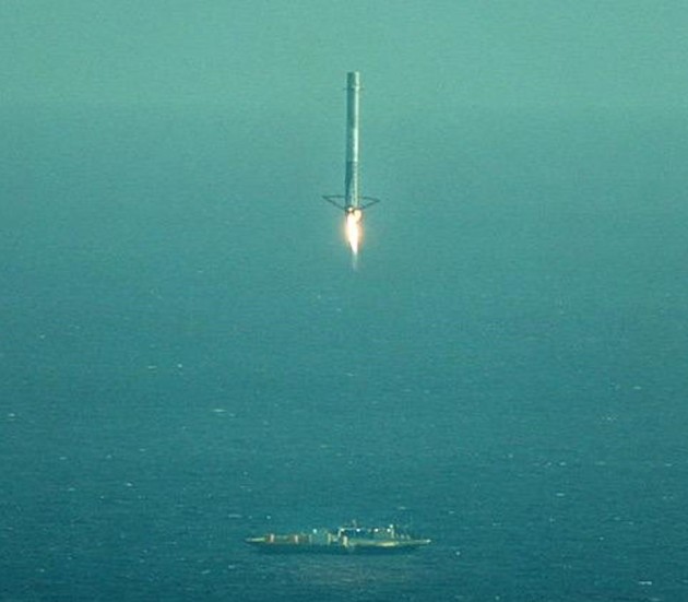 Image SpaceX landing attempt