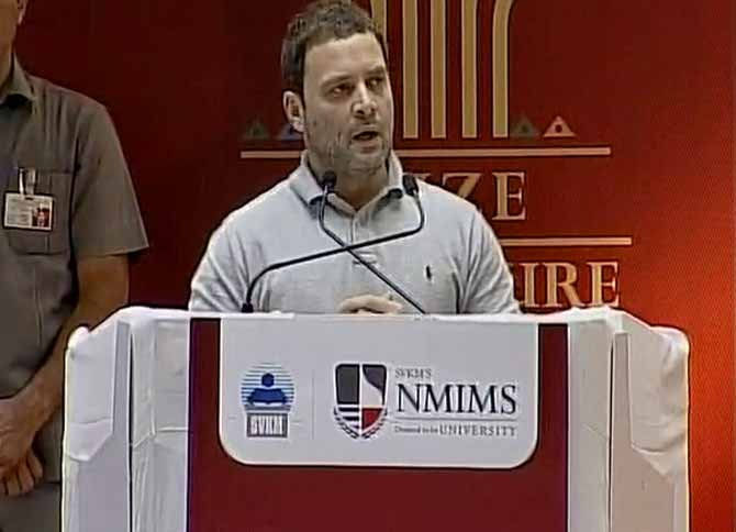 Rahul Gandhi at NMIMS