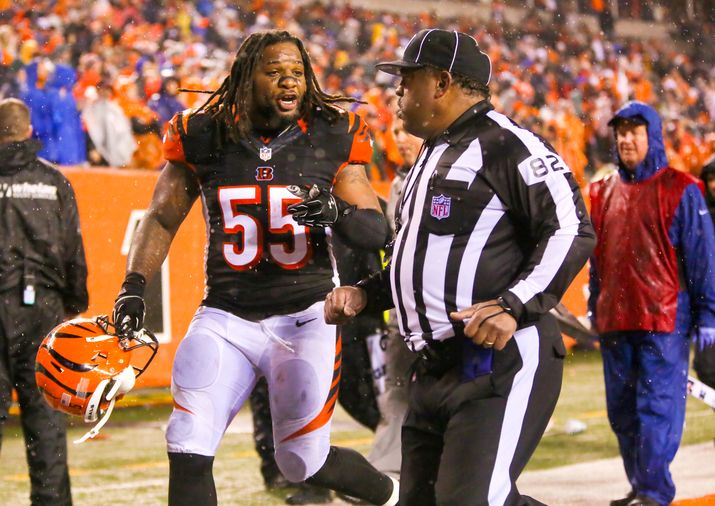 Bengals' Vontaze Burfict suspended for first three games of 2016 season