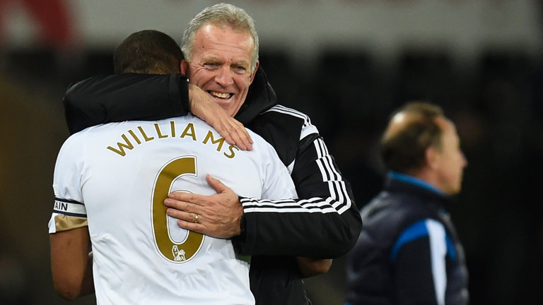 Swansea interim manager Alan Curtis will work alongside Francesco Guidolin from now