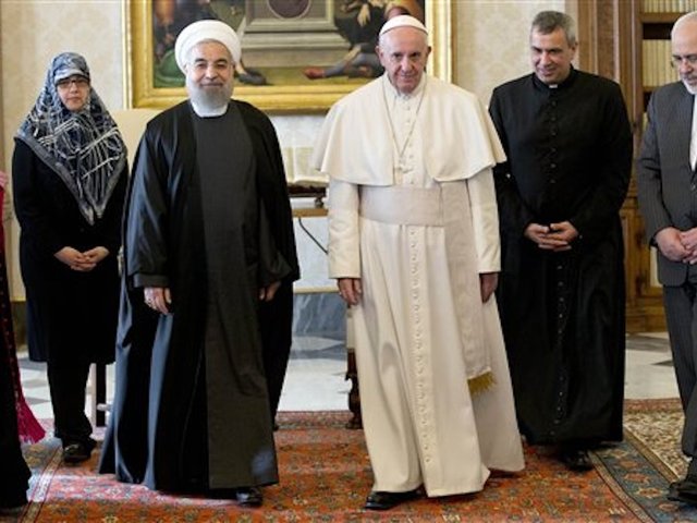 Pope calls on Tehran to help combat terrorism