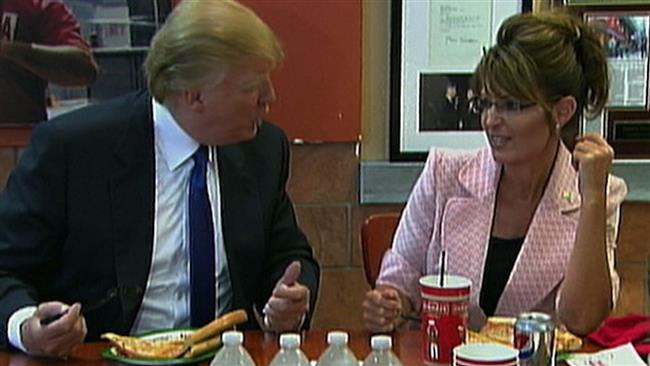 Tea Party’s Sara Palin voices support for GOP fron-runner Donald Trump