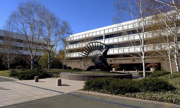 The General Electric corporate headquarters campus in Fairfield Conn