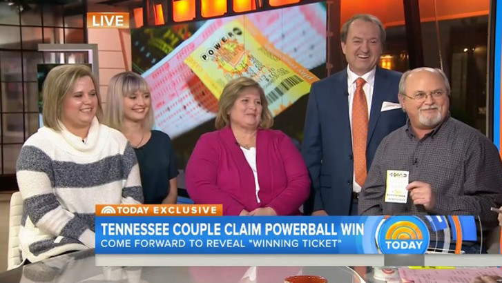 The Robinsons and their lawyer appear on the TODAY show to reveal they may have one of three winning Powerball tickets