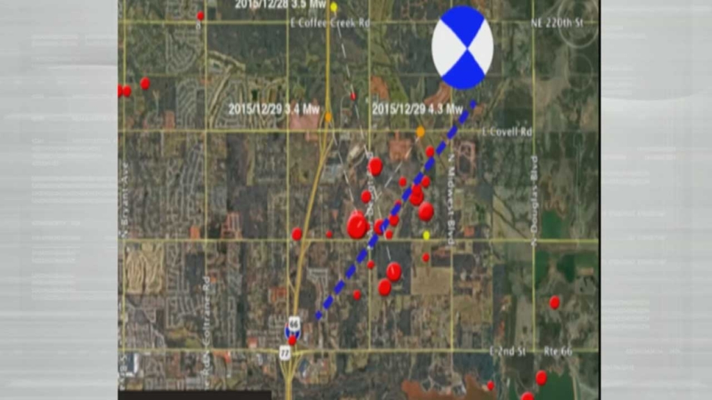 The earth continued to shake Wednesday in Edmond with another aftershock to Tuesday morning's 4.3-magnitude earthquake