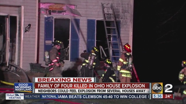 The explosion happened around 8:30 p.m. Monday night.                      WMAR