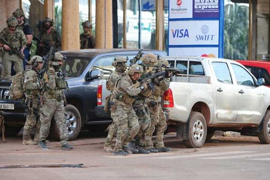 The hours-long drama saw Burkinabe troops backed by French special forces battle militants