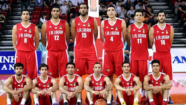 The national Iranian men’s basketball team