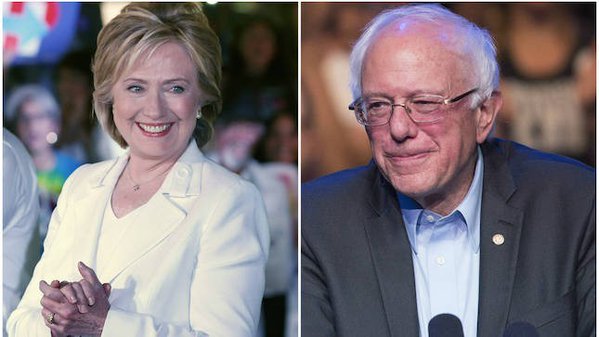 Bernie Sanders and Hillary Clinton