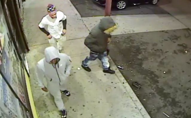 These three suspects are wanted for an attempted robbery in the Bronx on Sunday where one of them shot the victim in the arm