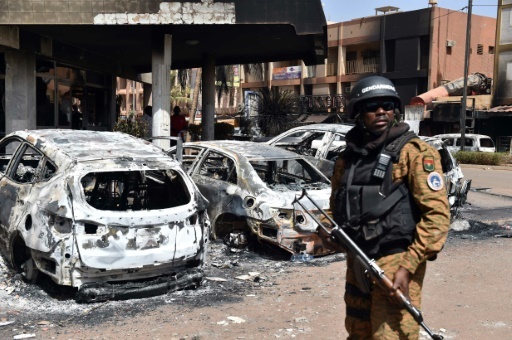 Three Burkina Faso attack suspects still at large French PM