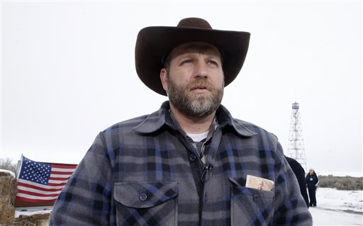 Ammon Bundy one of the sons of Nevada rancher Cliven Bundy speaks during an interview at Malheur National Wildlife Refuge Tuesday Jan. 5 2016 near Burns Ore. Law enforcement had yet to take any action Tuesday against a group numbering close to two