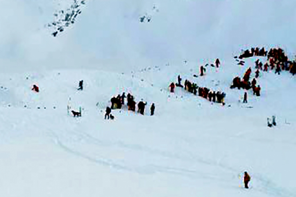 French Alps avalanche