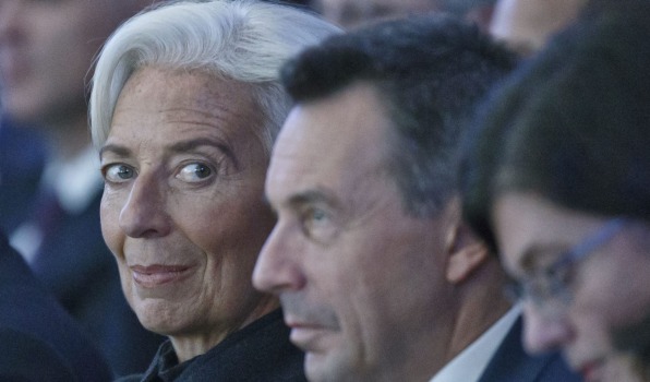 Managing Director of the International Monetary Fund Christine Lagarde left the World Economic Forum in Davos Switzerland. She has said she is open to another term leading the IMF