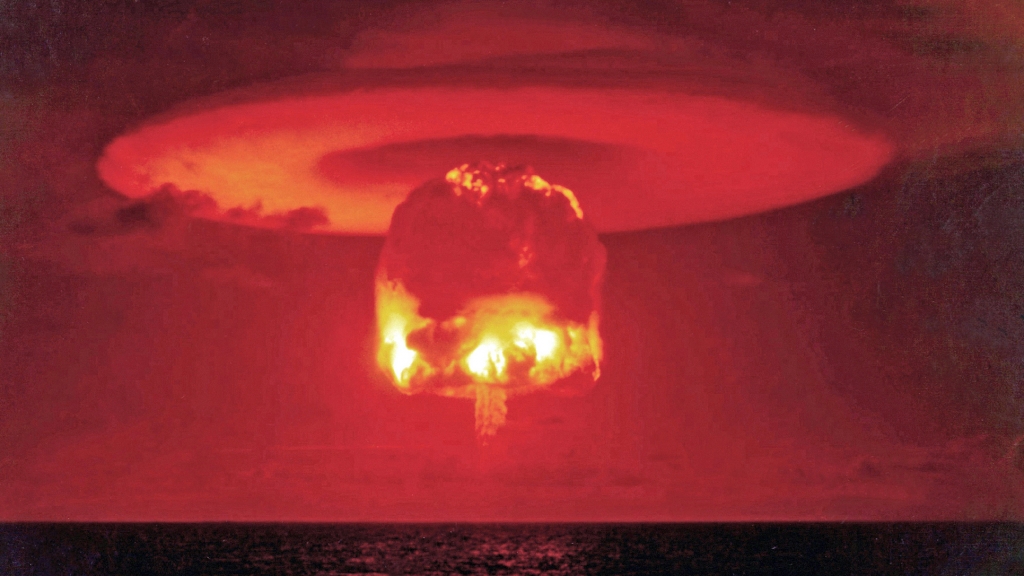 Castle Romeo was an American hydrogen bomb test in March 1954 at Bikini Atoll in the Pacific. It was 11 megatons or roughly 1,000 times more powerful than North Korea's test on Wednesday. North Korea says it was a hydrogen bomb test though the White Hou