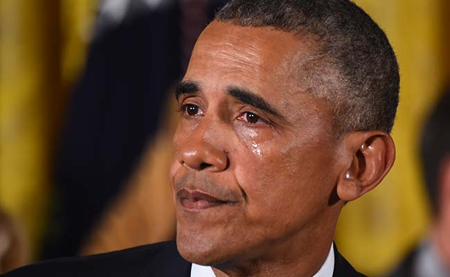 Barack Obama Weeps As He Pleads For'Urgency Of Gun Control