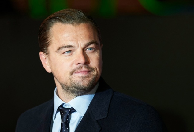 US actor Leonardo Di Caprio arrives for the UK premiere of'The Revenant in London