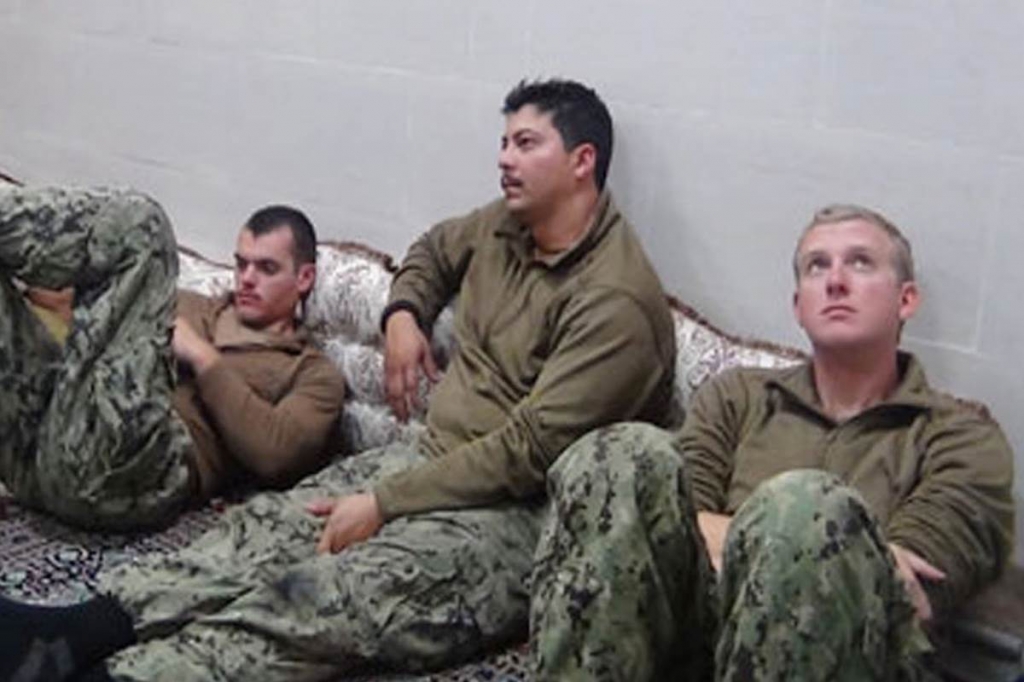 Ten American sailors detained by Iran were released after a night in the Islamic republic