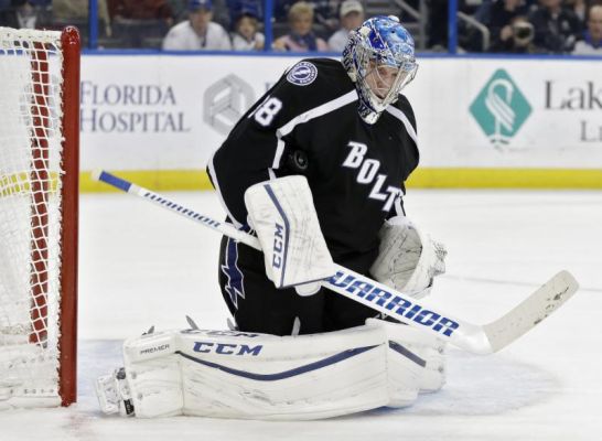 Tampa Bay Lightning goalie Andrei Vasilevskiy,